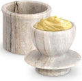 Butter Crock with Lid, Butter Dish, Viva Jade, Large