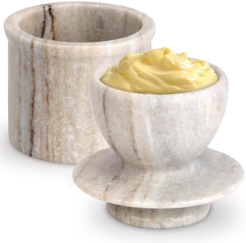 Butter Crock with Lid, Butter Dish, Viva Jade, Large