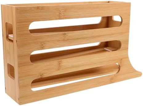 SEWACC 4-tier Automatic Rolling Egg Storage Rack for Refrigerator
