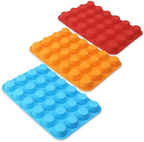 Silicone Muffin Pan, Cupcake Pan, 24 Cups, Food Grade Egg Muffin