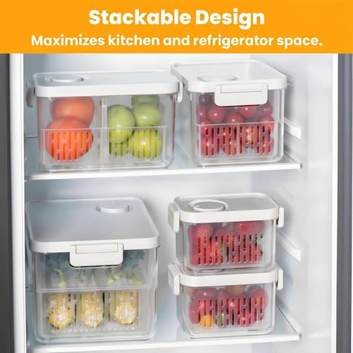 vacane Dishwasher Safe Berry Keeper, 3.8 Cup
