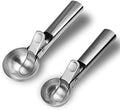 Stainless Steel Ice Cream Scooper with Trigger Release, Heavy Duty