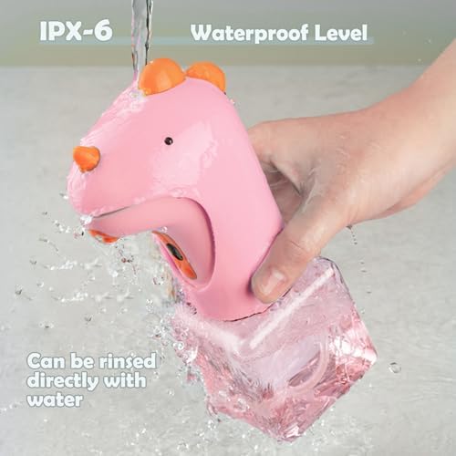 Seawah Automatic Foam Soap Dispenser - IPX6 Waterproof Cute Dinosaur
