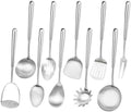 10-Piece 304 Stainless Steel Cooking Utensil Set
