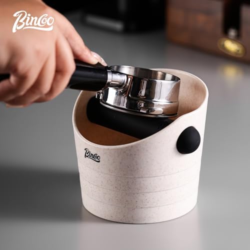 Bincoo Small Coffee Knock Box 4.5 Inch - 0.5L Espresso Knock Box