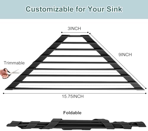 MERRYBOX Triangle Roll Up Dish Drying Rack Over The Sink, 2025