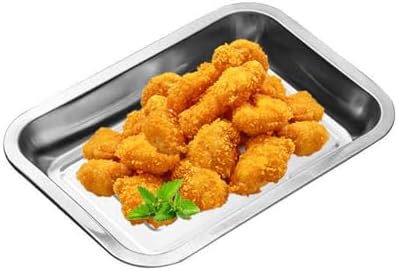 3 Pack Stainless Steel Breading Trays Set,Breading Pans for