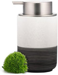 EMPO Ceramic Embossed Press Foam Hand Soap Dispenser - 300ml Large