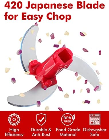 GDL Food Chopper, Vegetable Chopper, Pull String Onion Chopper Dicer
