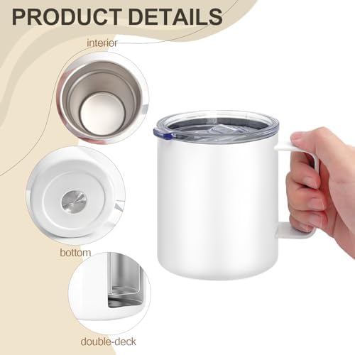 YOUKE OLA 16 Pack Stainless Steel Insulated Coffee Mug Bulk with