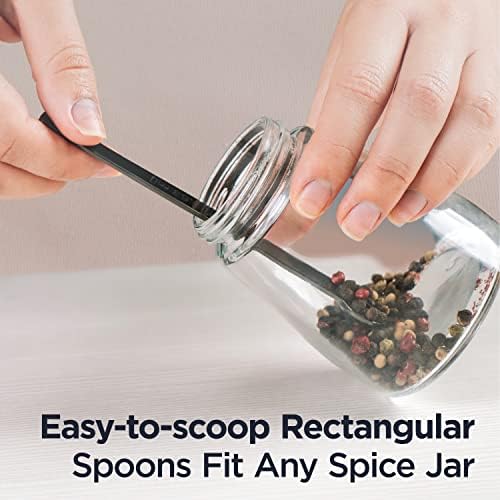 Deiss PRO Heavy Duty Stainless Steel Measuring Spoons for Cooking