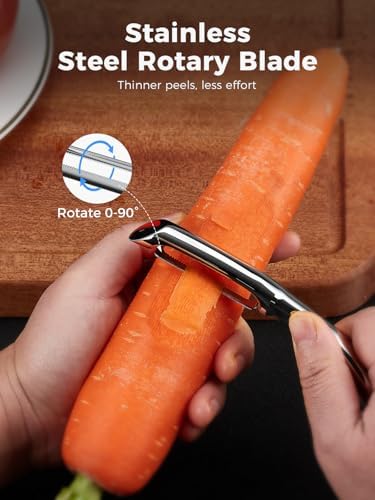 Vegetable Peeler – 304 Stainless Steel Potato Peeler for Kitchen