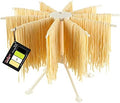 Cambom Collapsible Pasta Drying Rack, 10 Bar, White
