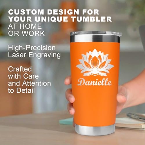 Personalized 20 oz Engraved Tumbler – Custom Name Stainless Steel