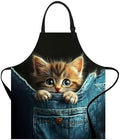Apron Home Kitchen Cooking Baking Gardening for Women Men with