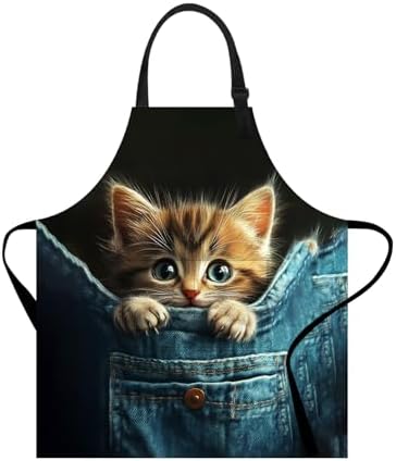 Apron Home Kitchen Cooking Baking Gardening for Women Men with