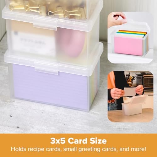 Bostitch Konnect 1 Qt Storage Containers with Lids, 6 Pack