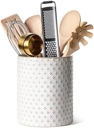 LE TAUCI 7.1" Ceramic Utensil Holder