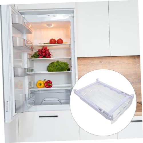 Balacoo Hanging Wave-shape Egg Holder Drawer for Refrigerator Plastic