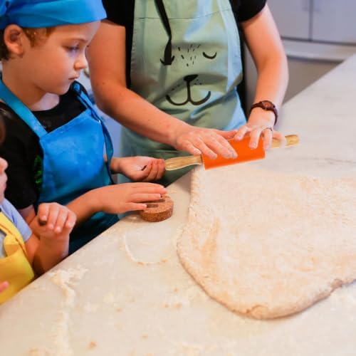 2pcs Silicone Rolling Pin for Baking, Anti-slip Dough Roller Tool