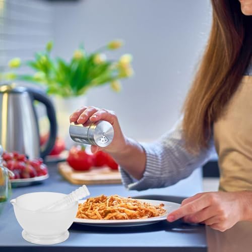 Glass Pestle Bowl Set 75ml with Pestle for Kitchen and Lab