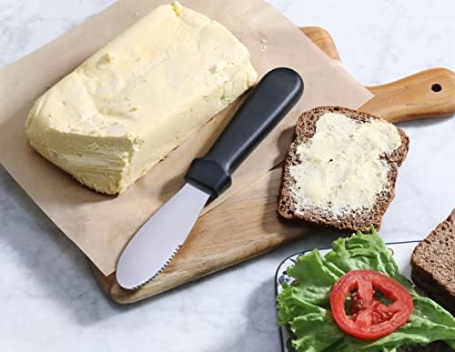 New Star Foodservice Plastic Handle Stainless Steel Butter Spreader
