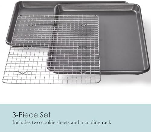 Chicago Metallic Jelly Roll Pan Set with Cooling Rack