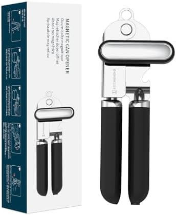KITCHENDAO Manual Can Opener, Super Sharp Sandvik 12C27 Blade