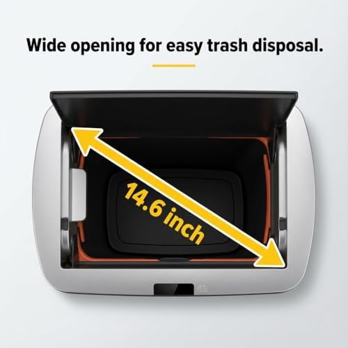 ELPHECO 50 Litre Automatic Kitchen Trash Can with Lid