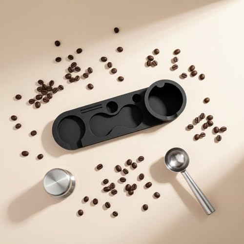 Coffee Slag Container Espresso Station Organizer Tamper Mat
