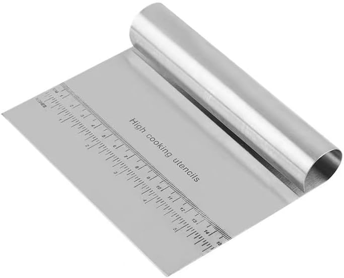 Pro Dough Pastry Scraper/Cutter/Chopper Stainless Steel Mirror