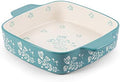 Wisenvoy Baking Dish Ceramic Brownie Pan 9x9 Baking Pan Casserole Dish