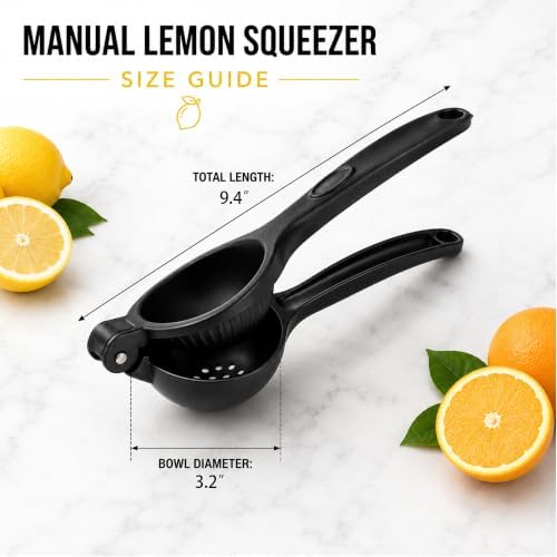 Manual Aluminum Lemon Squeezer for Small Citrus