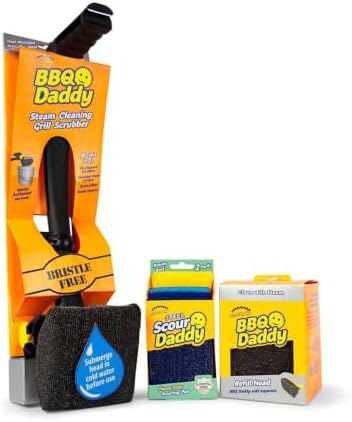 Scrub Daddy BBQ Daddy Grill Cleaner Kit, 4 Count