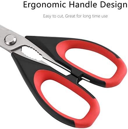 LIVINGO 8.5" Kitchen Shears – Ultra Sharp, Heavy Duty & Dishwasher