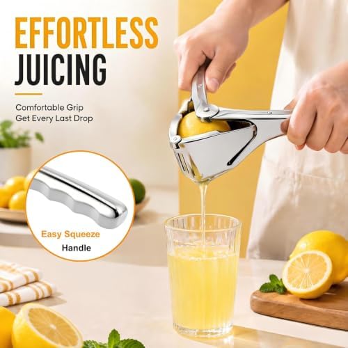 Stainless Steel Fold-Flat Lemon Squeezer