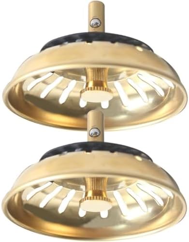 Gold Sink Strainer Drain Plug Stainless Steel Filter Basket 83mm/3.27