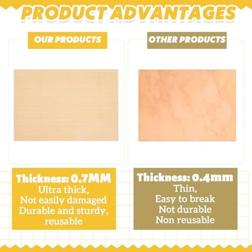 Thickened Silicone Baking Mat Roll, 72" x 12", Reusable