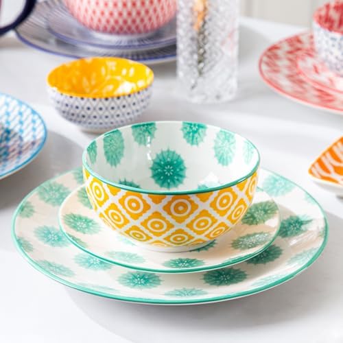 11 Oz Ceramic Small Dessert Bowls Set of 6