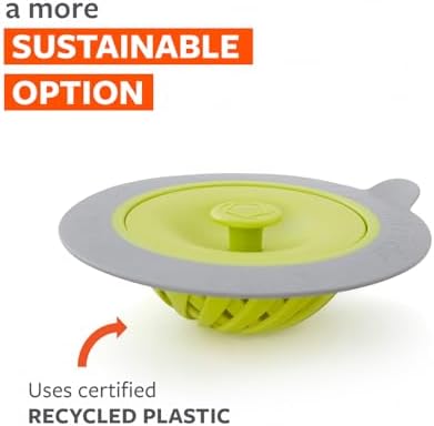 Full Circle Catch & Close Sink Strainer, Green