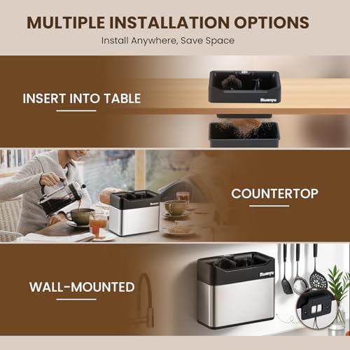 Huanyu 3L Automatic Portafilter Cleaner, 58mm