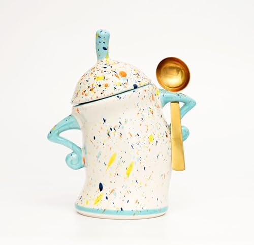 Canister with Attitude - 1.2L Airtight Sassy Canister, Ceramic Storage