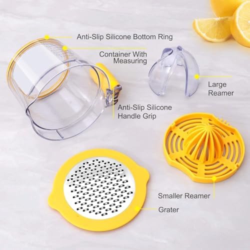 Drizom Manual Citrus Juicer Squeezer, 20OZ