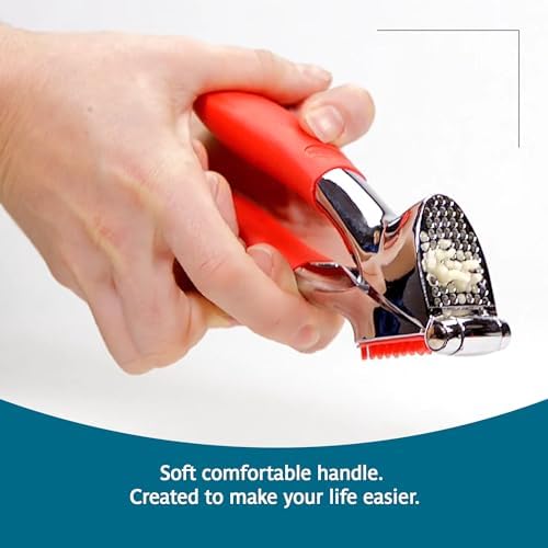 Trudeau Garlic Press, Large Garlic Chamber