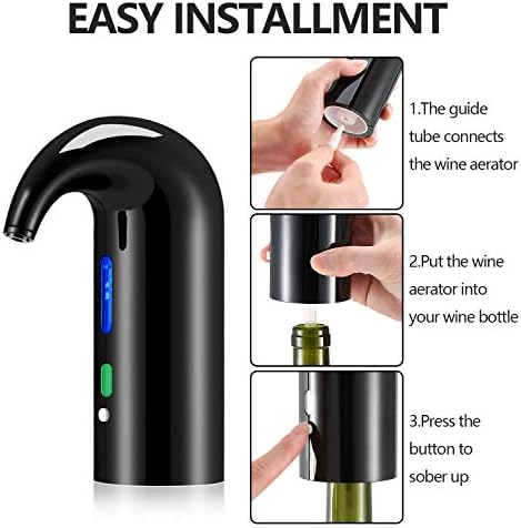 Fathers Day Gift Electric Wine Aerator & Automatic Wine Dispenser