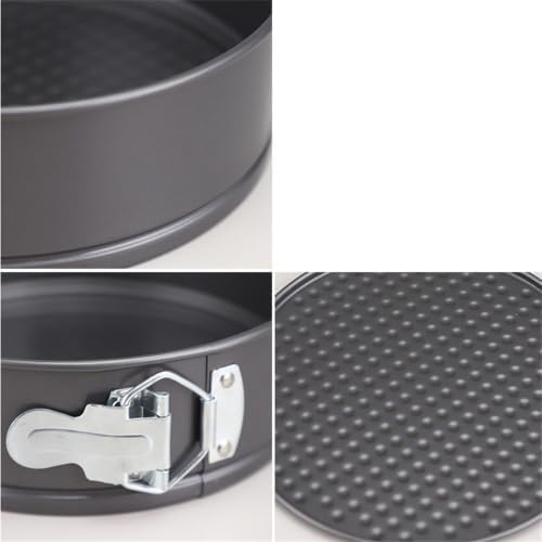 Springform Non Stick Cake Baking Pan Set Carbon Steel Detachable