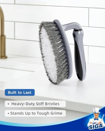 MR.SIGA Bathroom Shower Scrub Brush