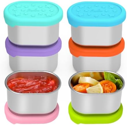 SOPHICO 3 oz Sauce Salad Dressing Container with Silicone