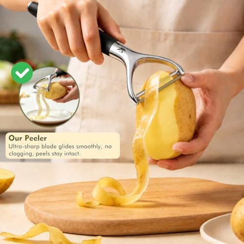 Potato Peeler, Sharp Stainless Steel Blade Peeling Tool