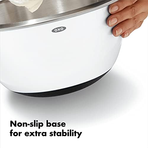 OXO Good Grips Mixing Bowl Set - 3-Piece, Stainless Steel